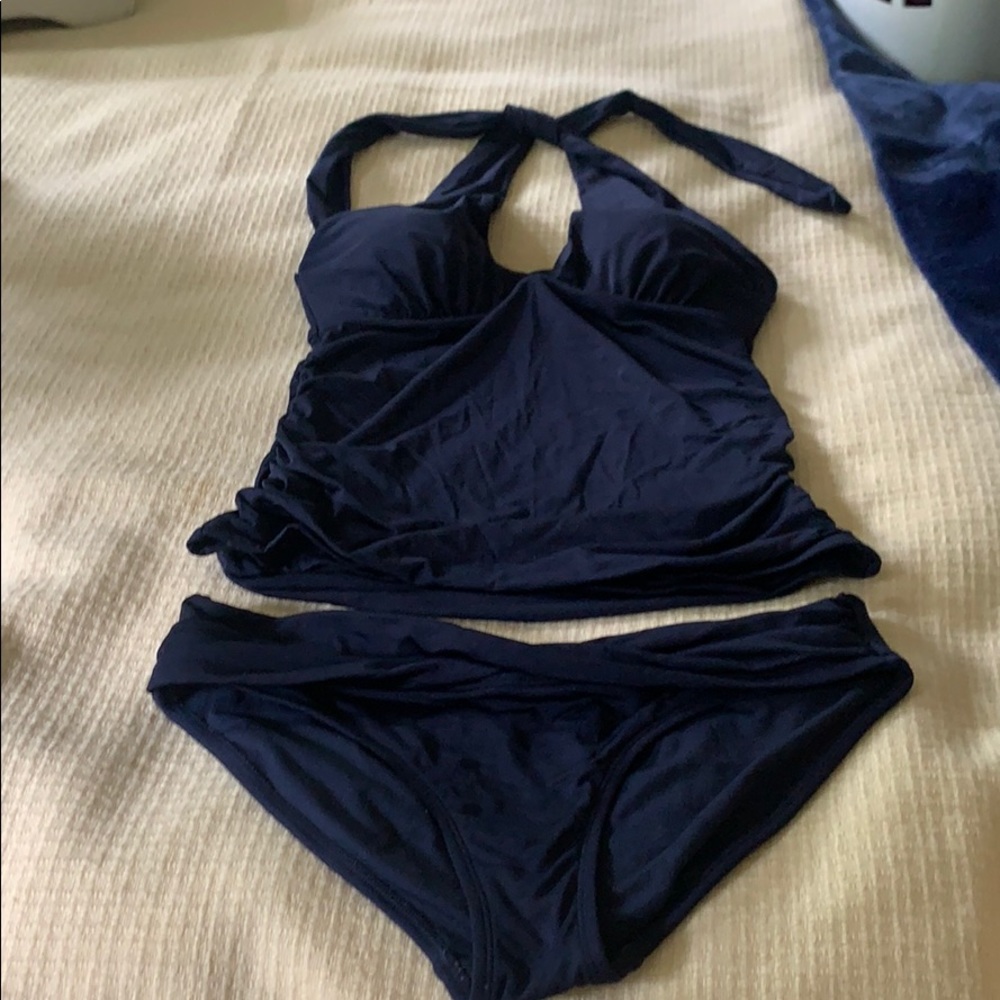 Athleta halter swim tankini